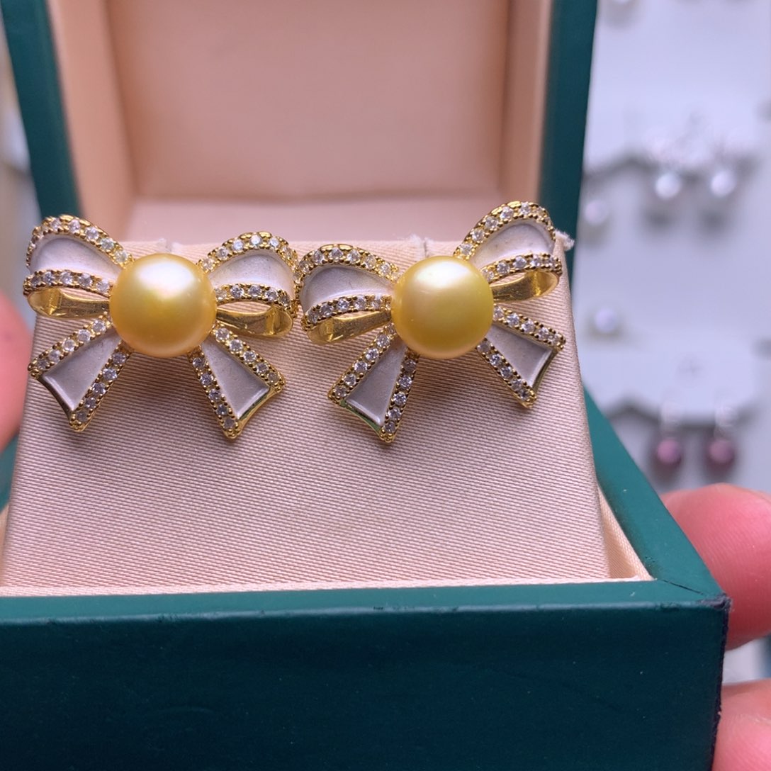 未镶嵌耳饰淡水珍珠