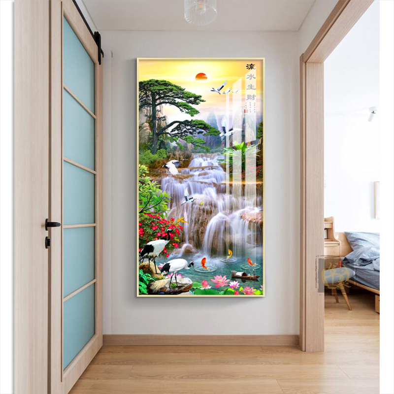 山水风格走廊挂画