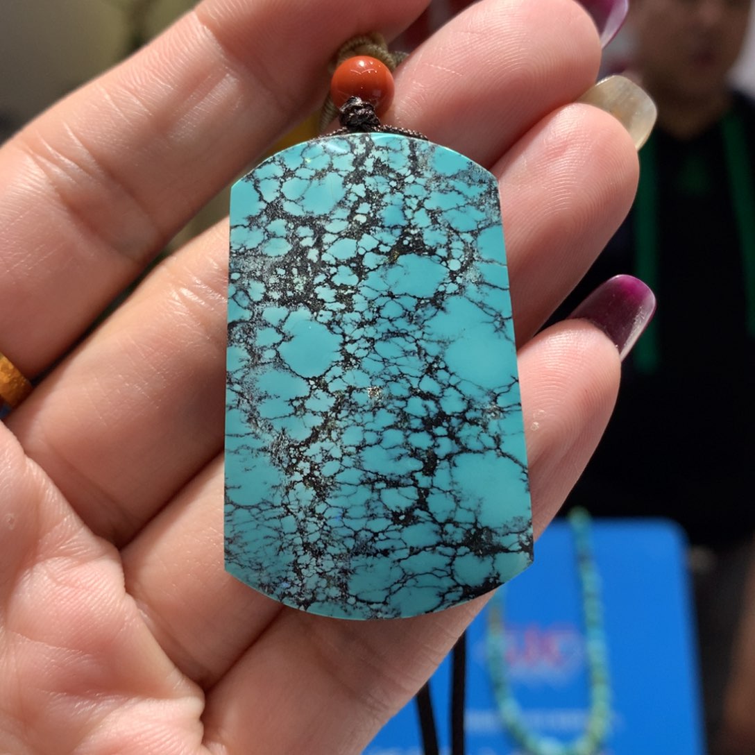 未镶嵌绿松石吊坠