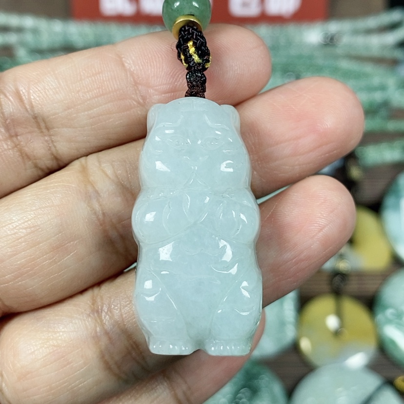 【闪购商品】翡翠颈饰未镶嵌玉吊坠翡翠玉老虎
