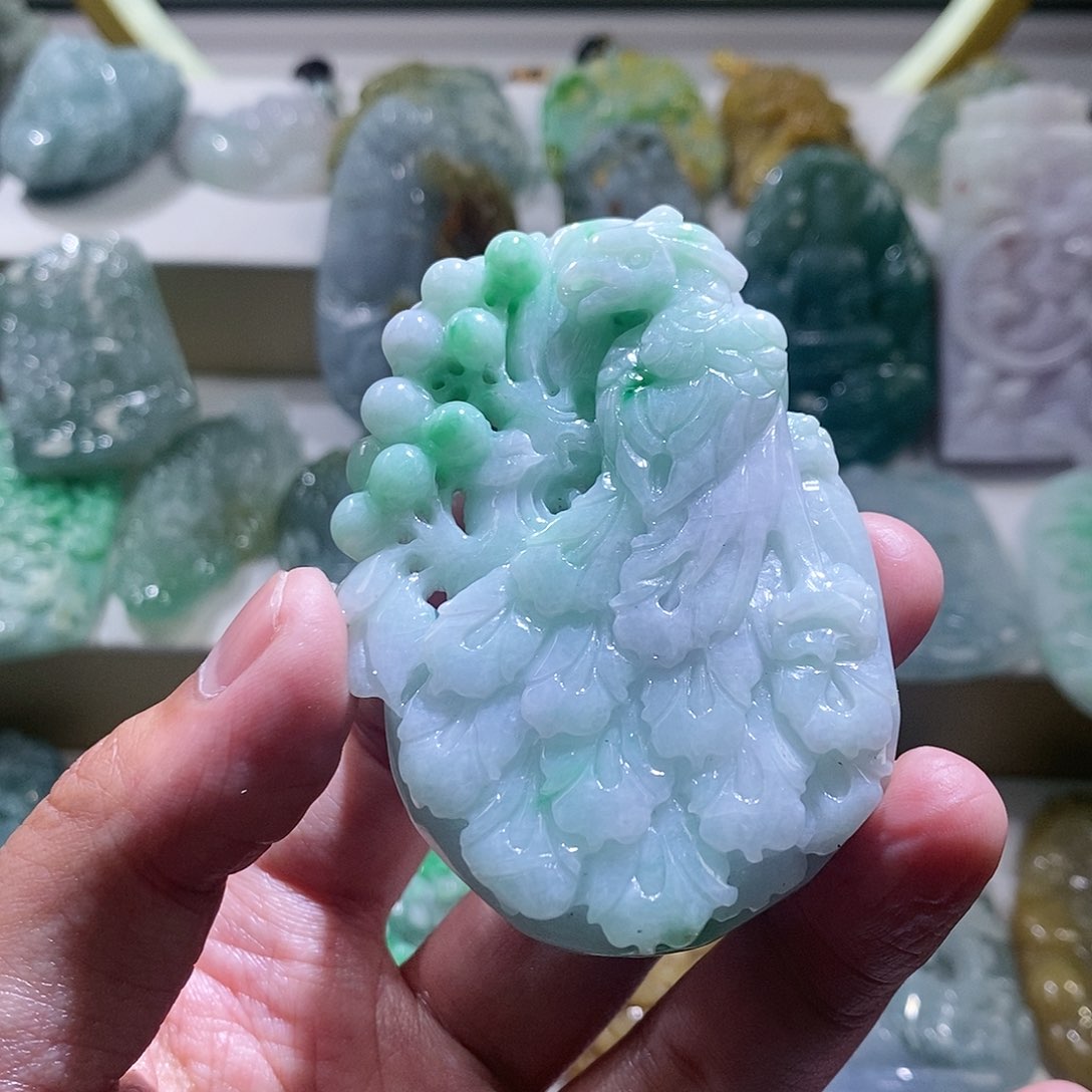 【闪购商品】翡翠颈饰未镶嵌凤凰