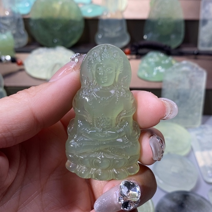 岫玉吊坠未镶嵌吊坠