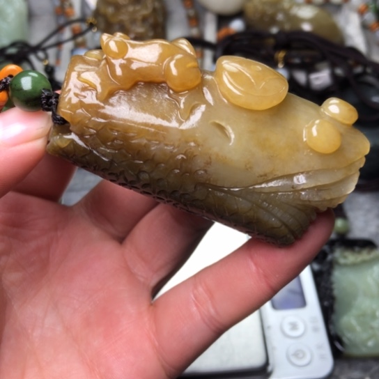 和田玉把件未镶嵌