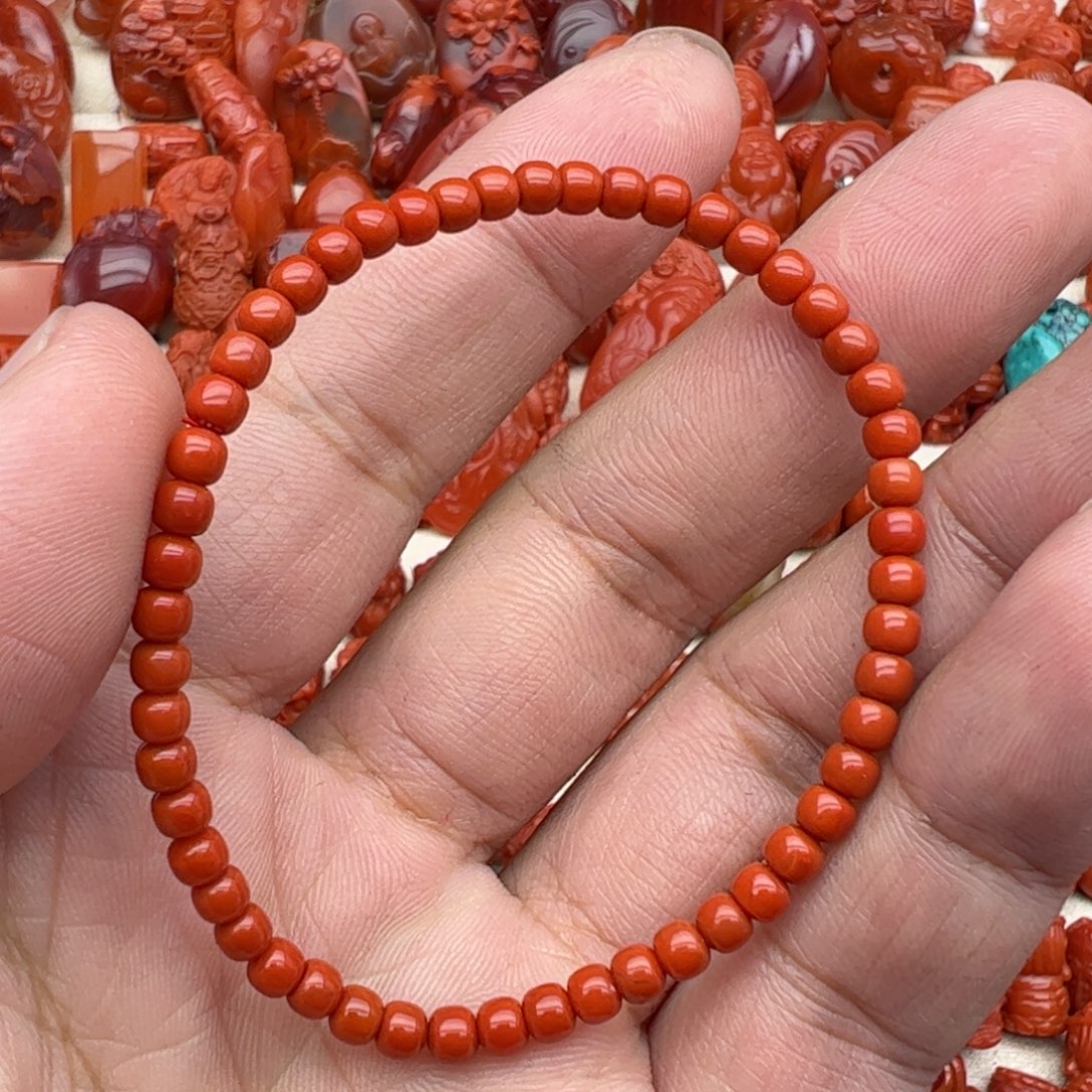 南红玛瑙未镶嵌配饰定制