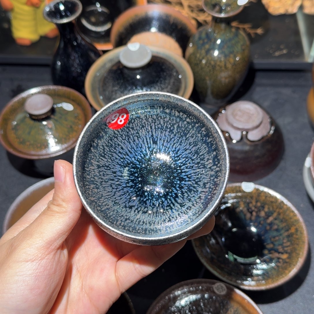 一***毛茶盏精品柴烧自烧自卖98