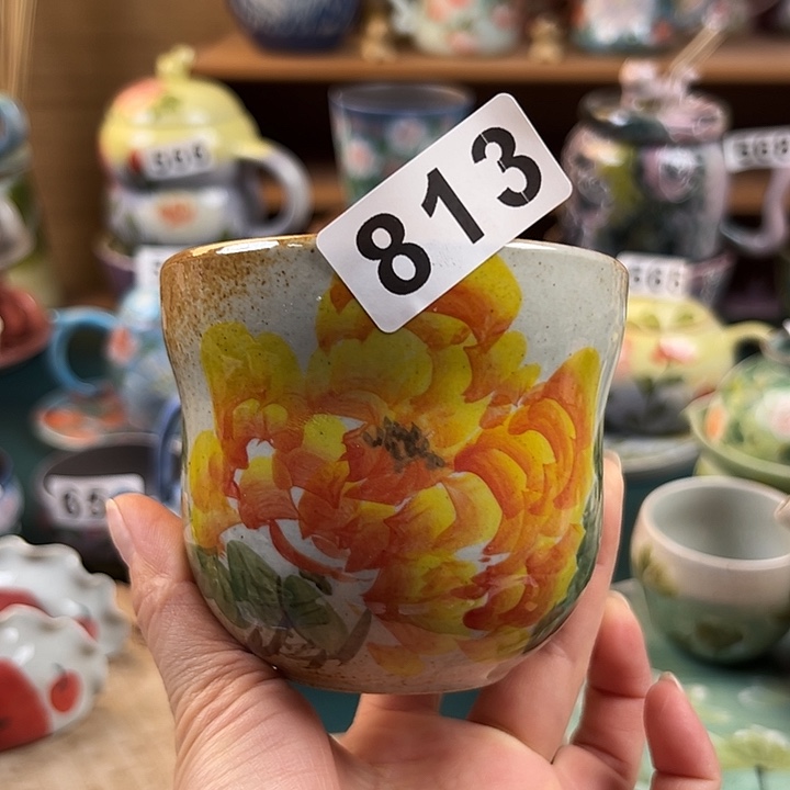 杯景德镇陶瓷手绘作品813