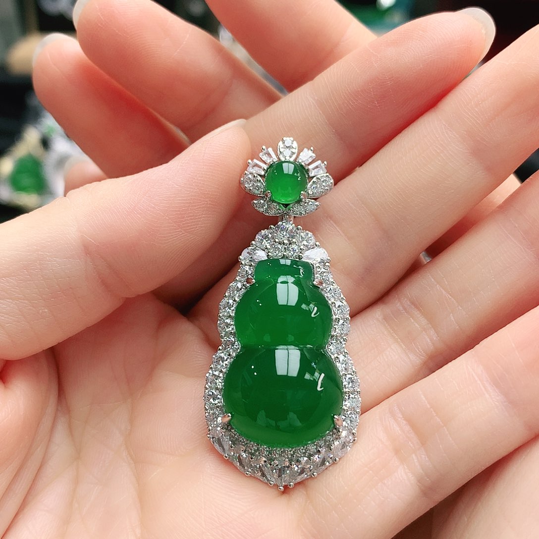 玛瑙/玉髓吊坠银S925镶嵌