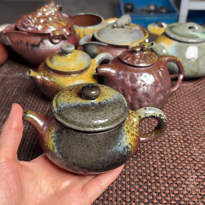 茶杯紫砂明炉壶壶200