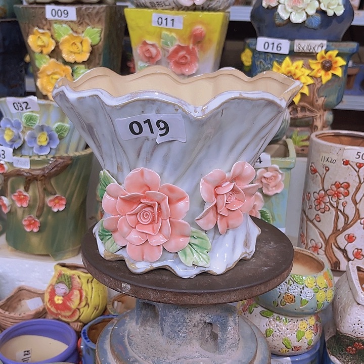 紫砂花盆粗陶材质多肉花盆