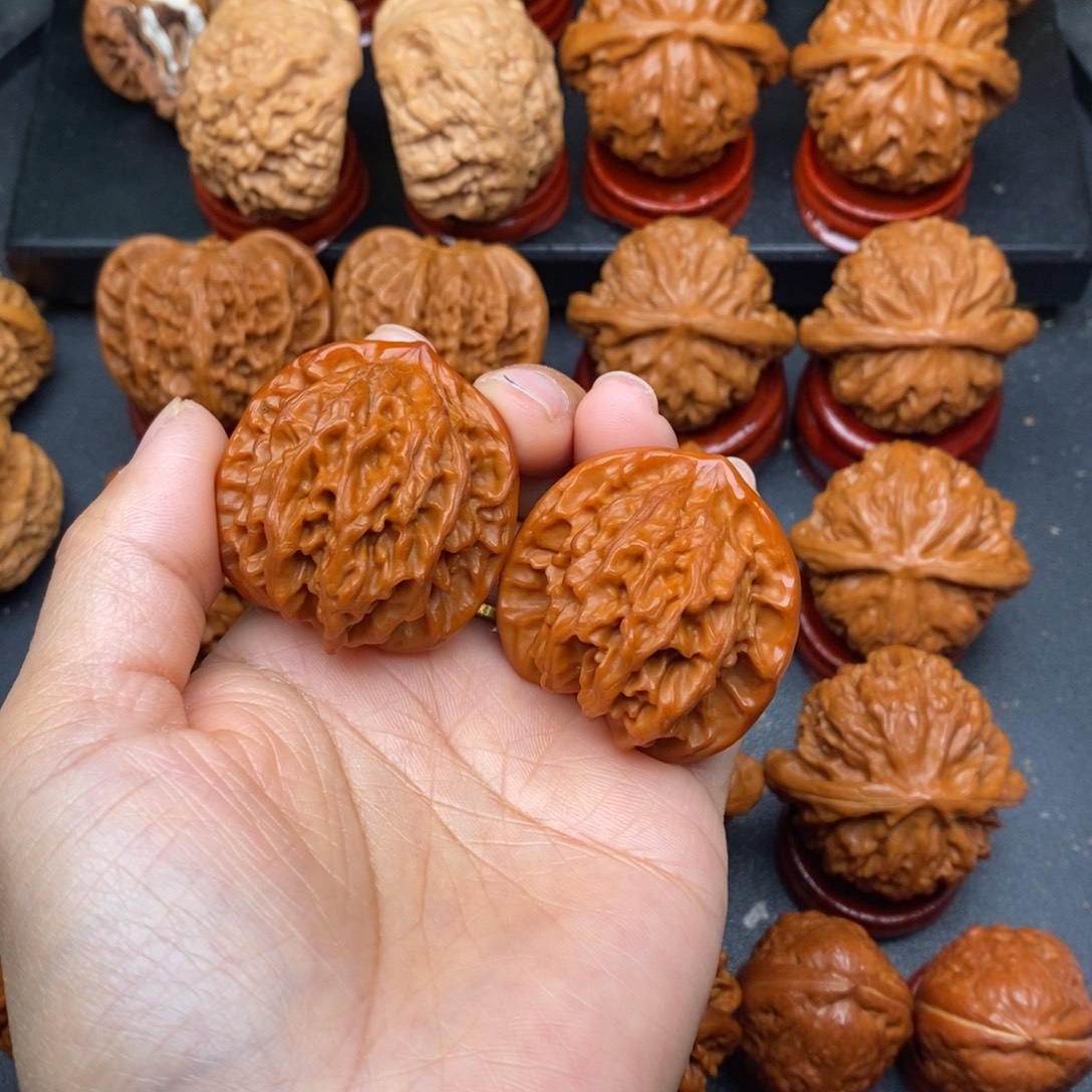 Y***宇文玩核桃把件公子帽