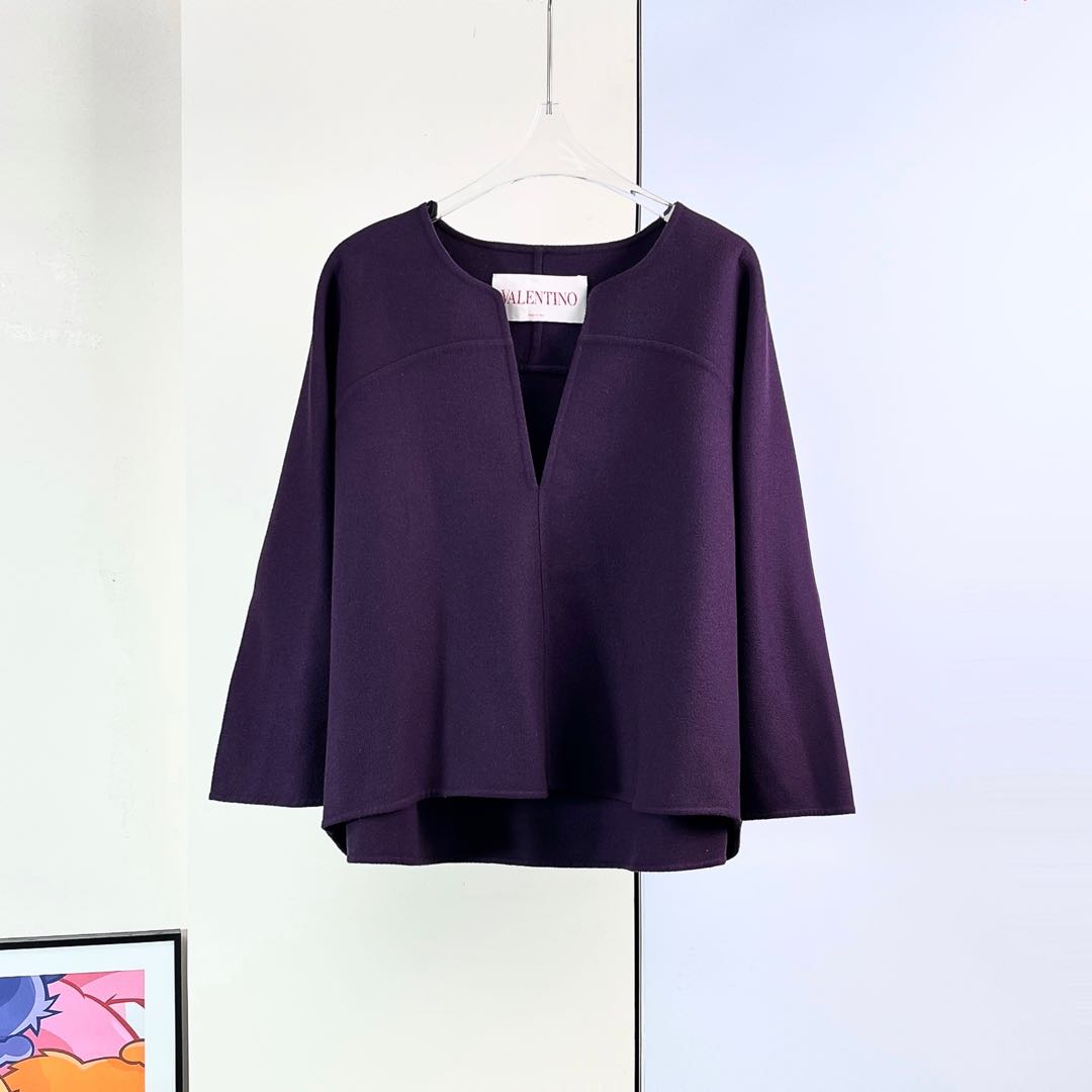 99新 Valentino/华伦天奴 上衣/44码/Xsps13789/公价21000