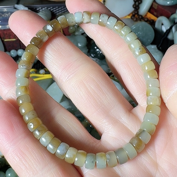 和田玉（糖玉）手链未镶嵌