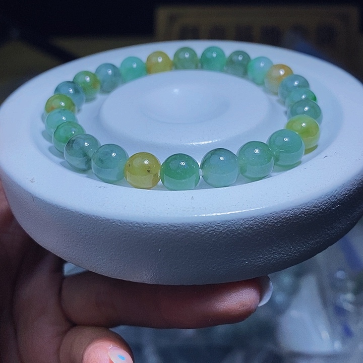 未镶嵌手串翡翠天然缅甸A货翡翠8