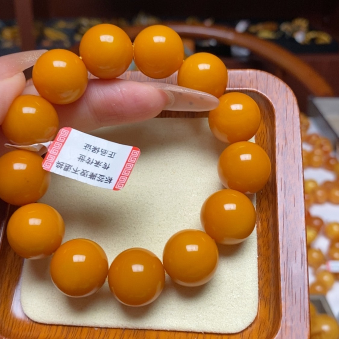 【闪购商品】蜜蜡手链未镶嵌手串