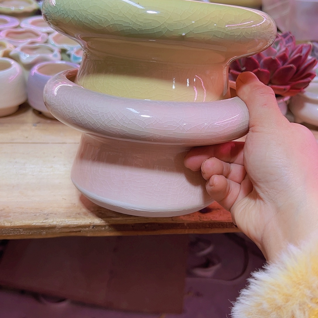 陶瓷花盆当场凑满12包邮