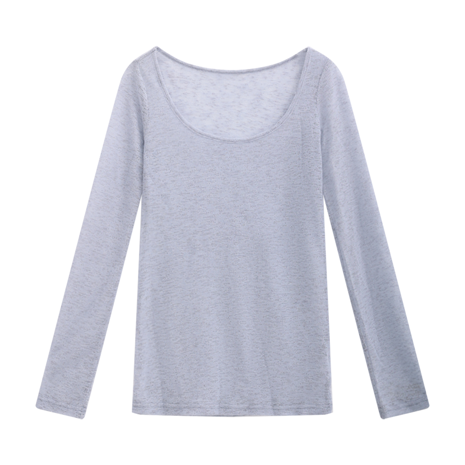 weekendhub斜肩长袖T恤打底衫罩衫24301A001B