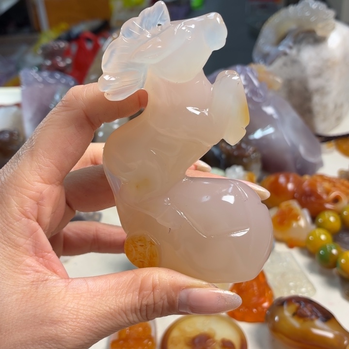 玛瑙/玉髓未镶嵌吊坠(不含链)