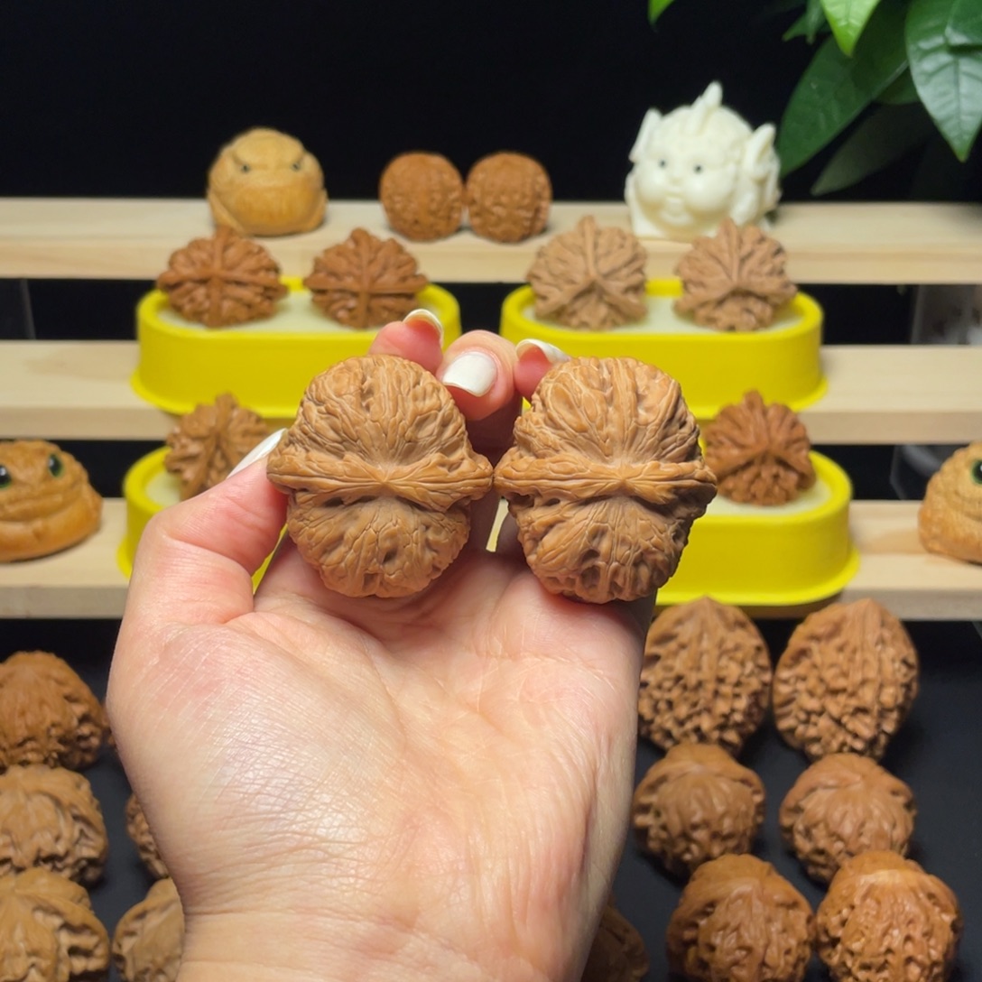 把件文玩核桃微修元宝42+