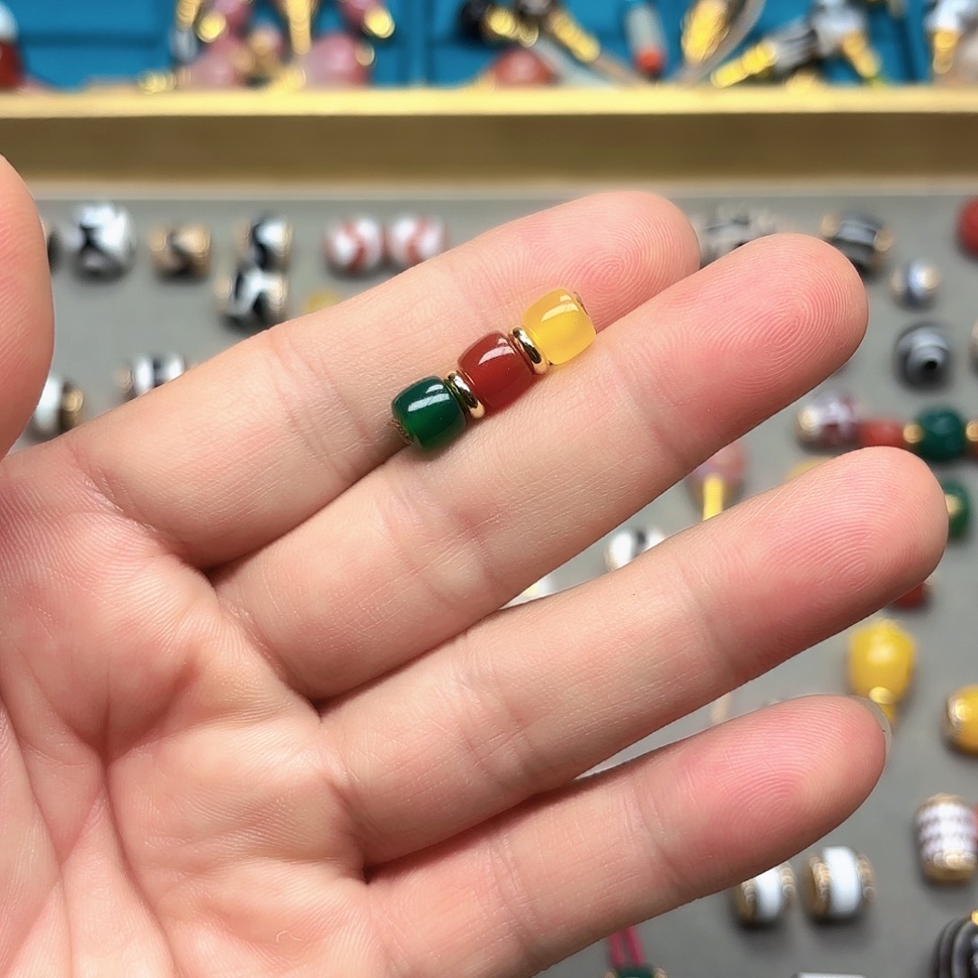 玛瑙/玉髓未镶嵌隔珠