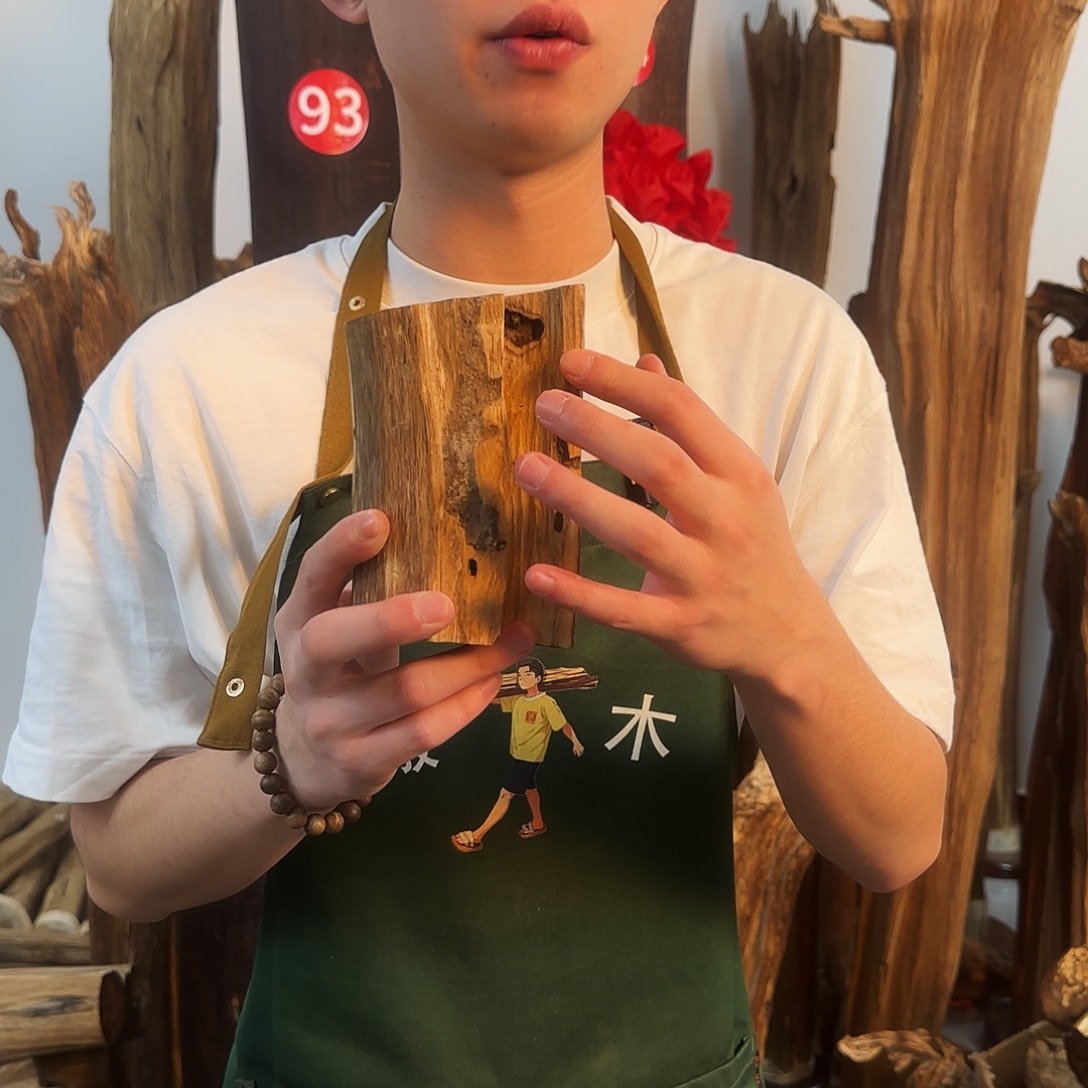 沉香摆件天然沉香原木摆件➕底座