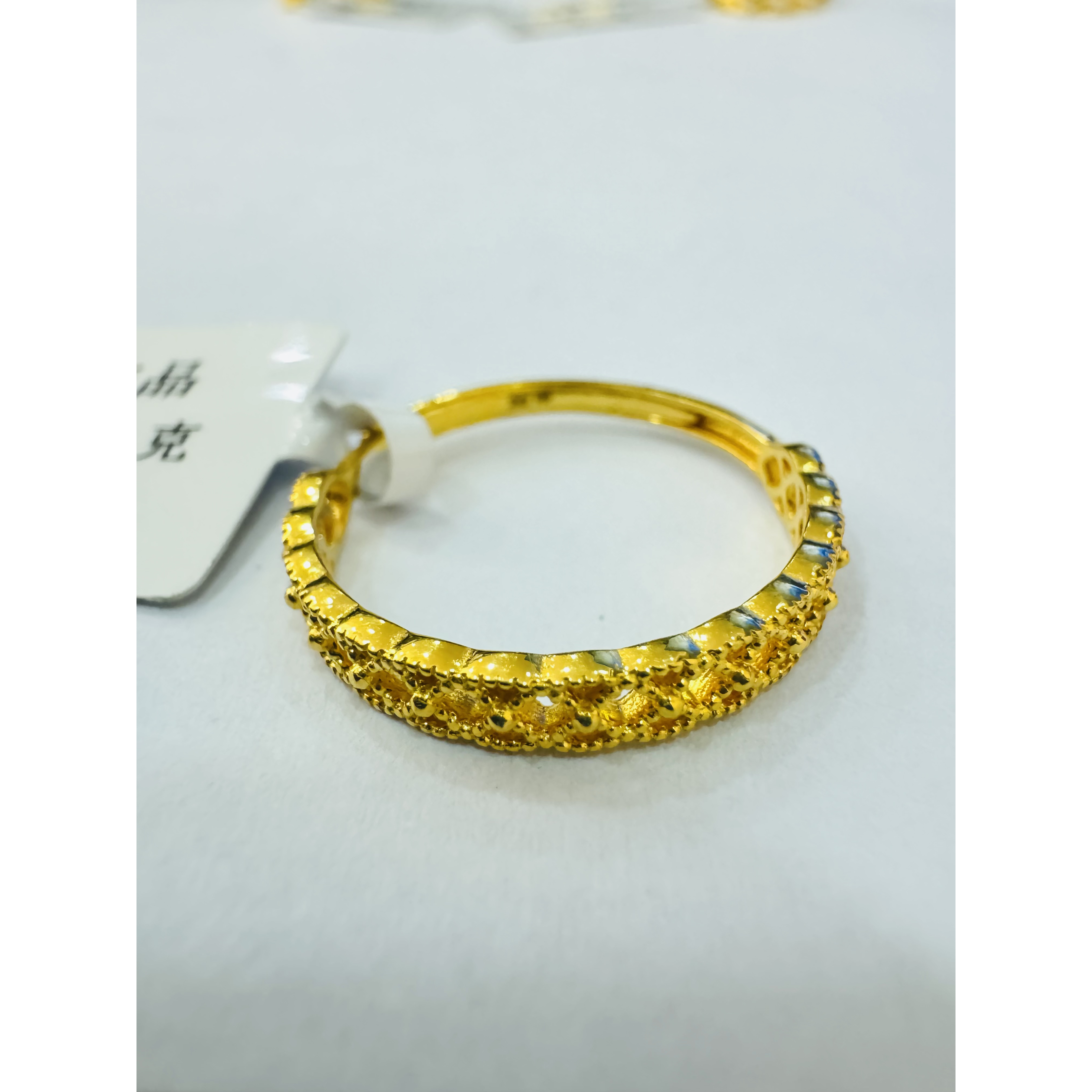 【小云专享】足金999饰品 镂空蕾丝戒指 2.28 GP
