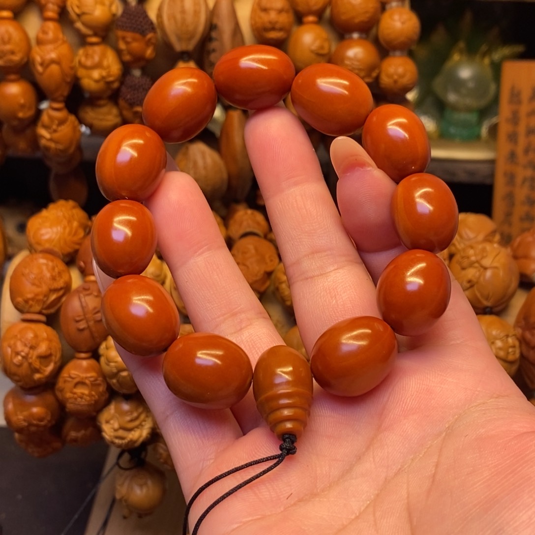 橄榄核手串/手链鹅蛋珠