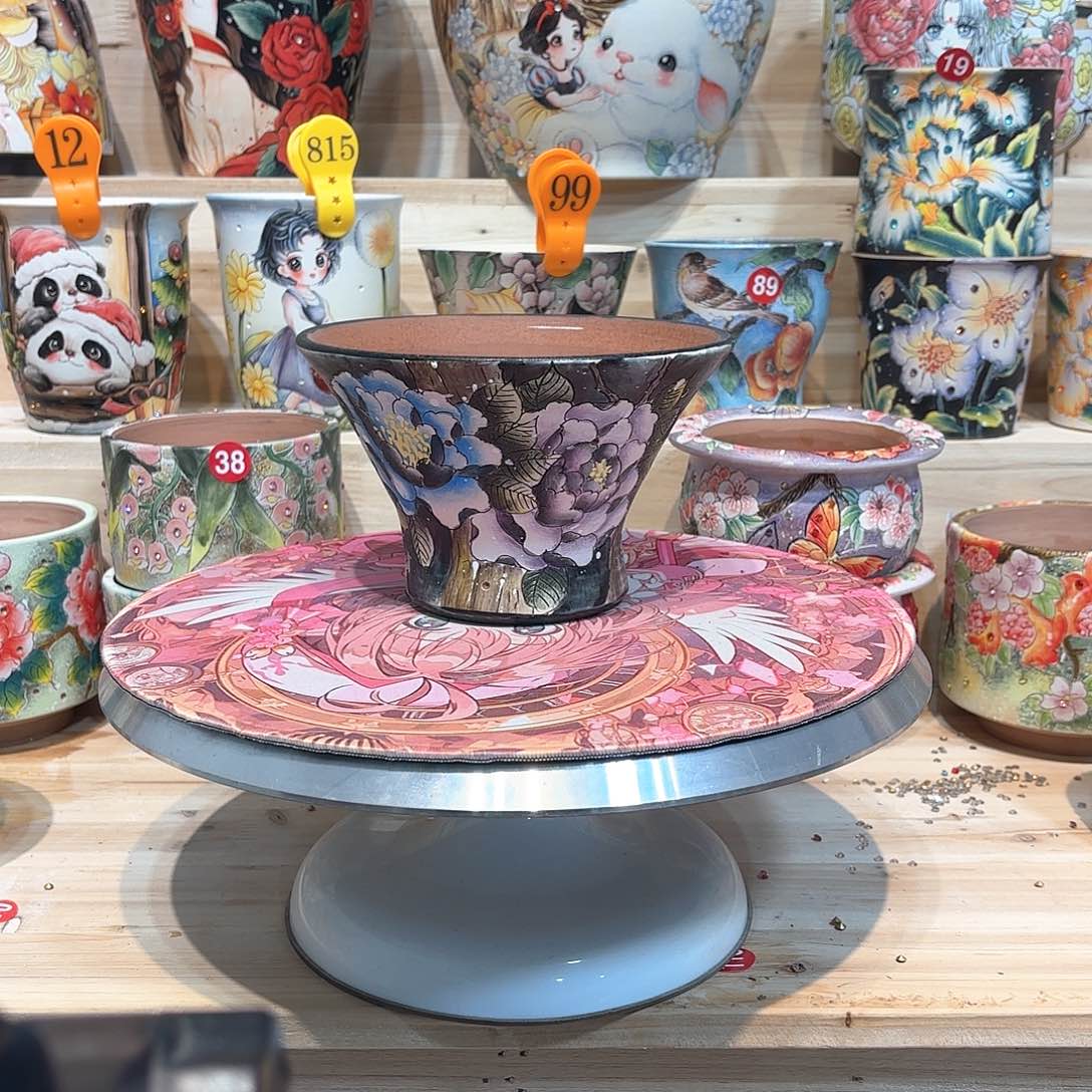 紫砂花盆手工花盆默认微瑕15/10