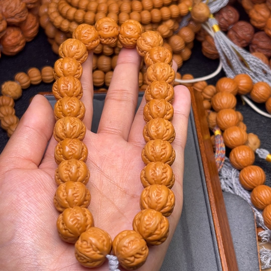 猴头核桃吊坠17新麻花八棱手持素