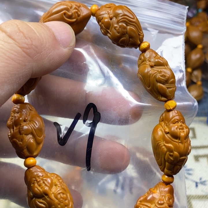 橄榄核手串/手链橄榄核雕工艺手串