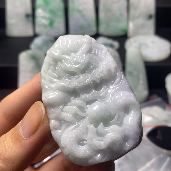 颈饰未镶嵌翡翠天然翡翠A货