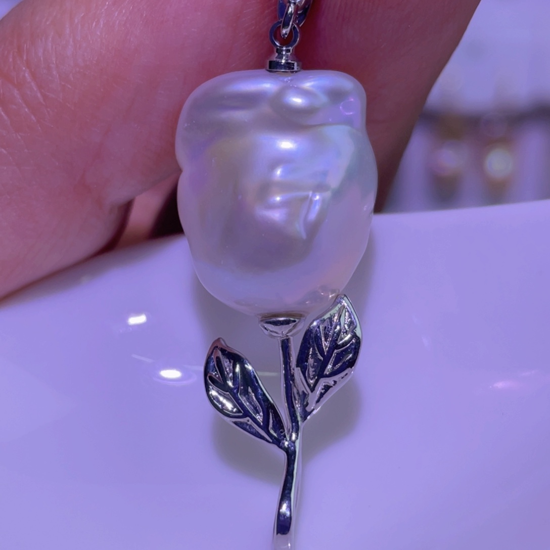 天然淡水珍珠吊坠未镶嵌淡水珍珠