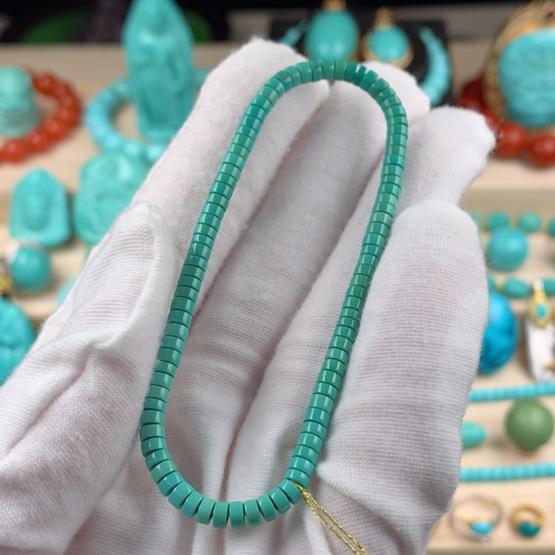 绿松石单圈卡3.8未镶嵌K***1