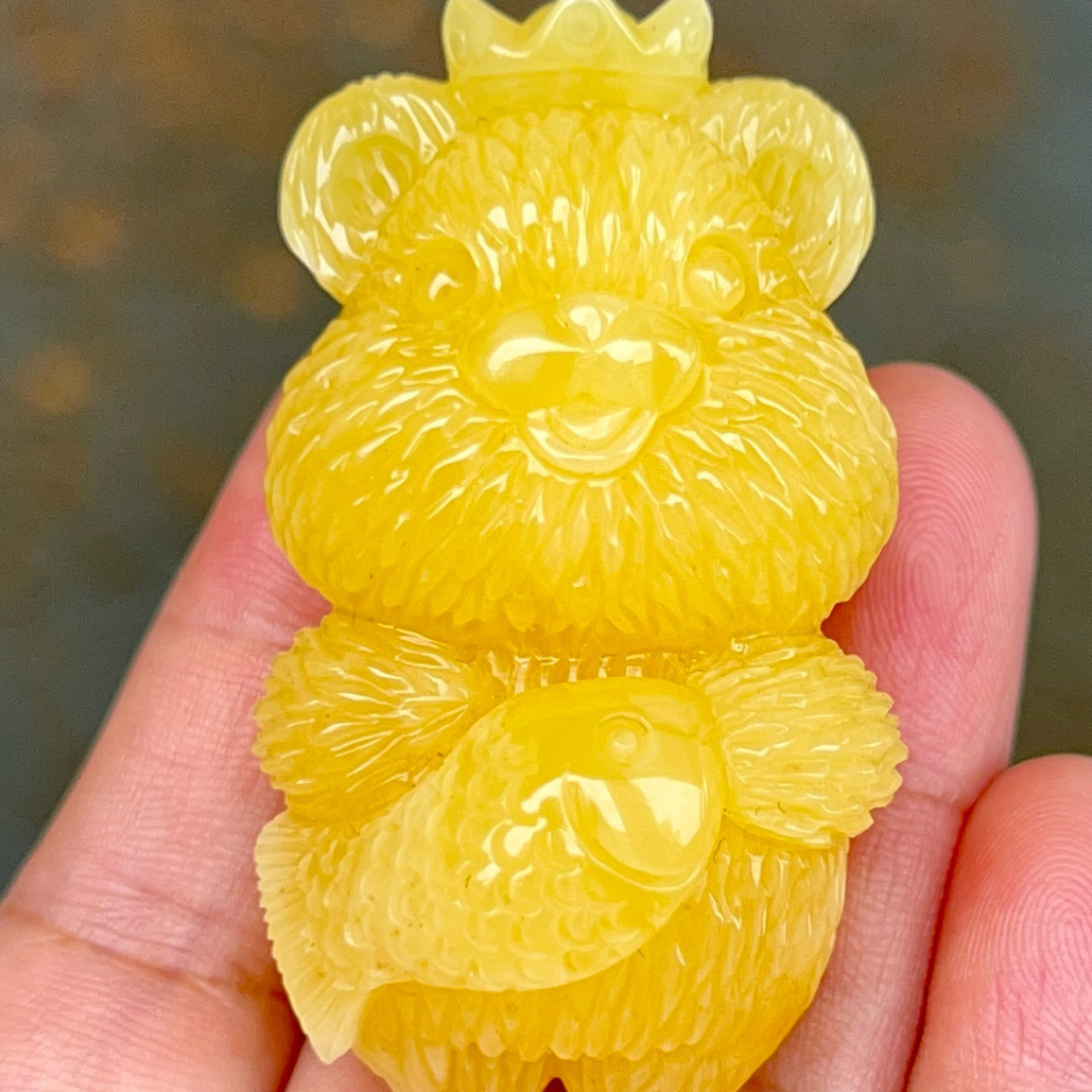 焦皮料鸡油黄熊熊