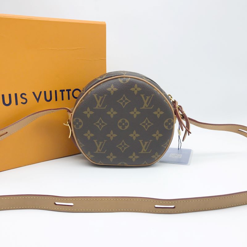 95新 LouisVuitton/路易威登 洋诚二手 LV老花圆饼单肩包