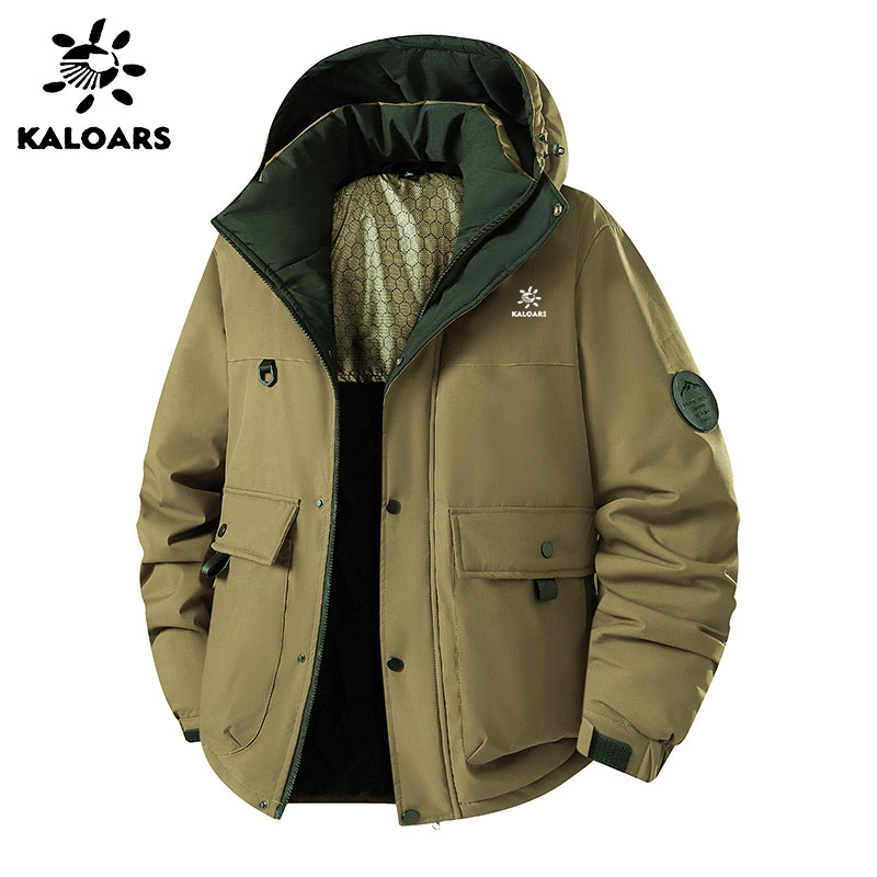 【凯家棉服系列】冬季免烫棉衣户外三防连帽棉服大码工装户外防风