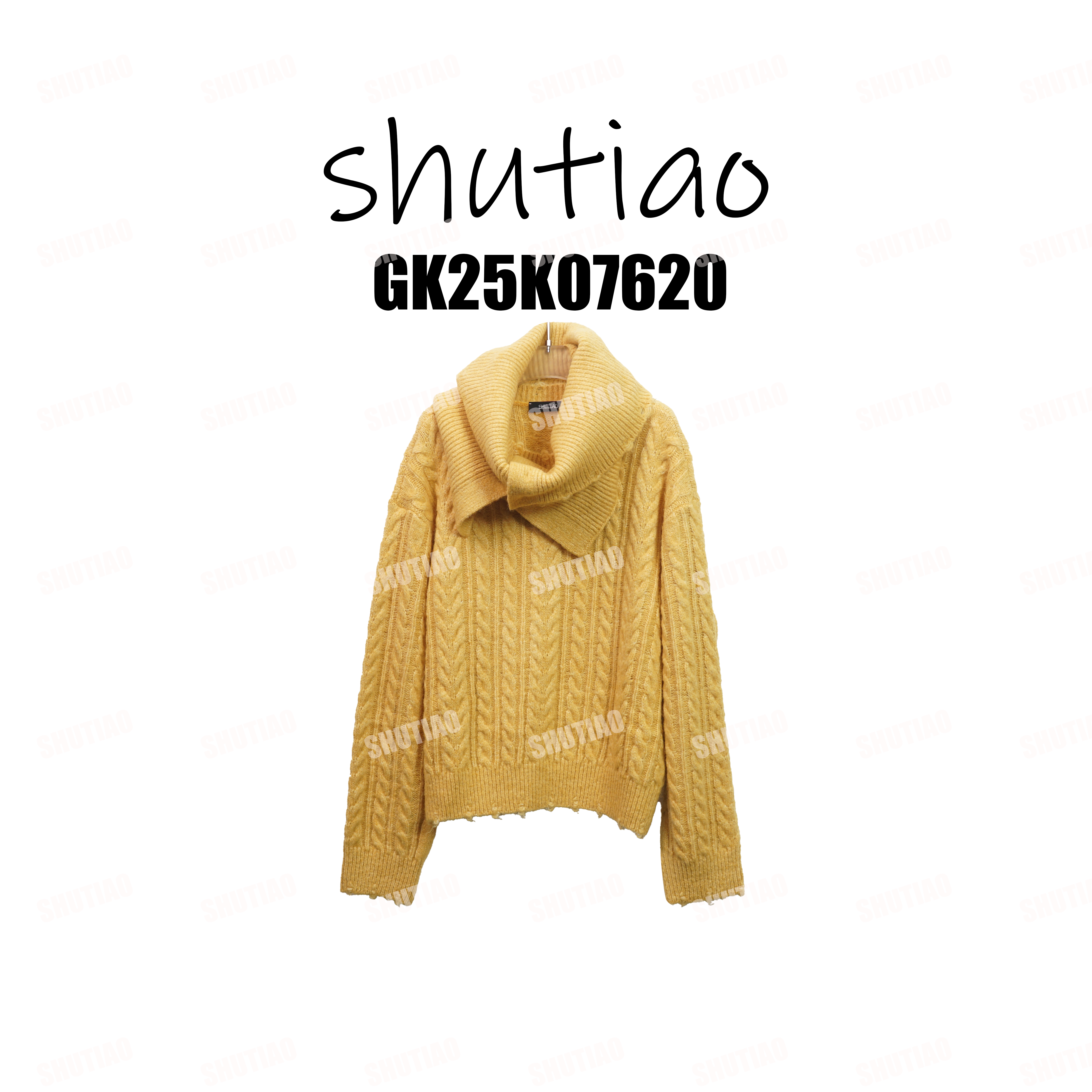 【SHUTIAO】2025秋冬：新款小众设计款毛衣GK25K07620