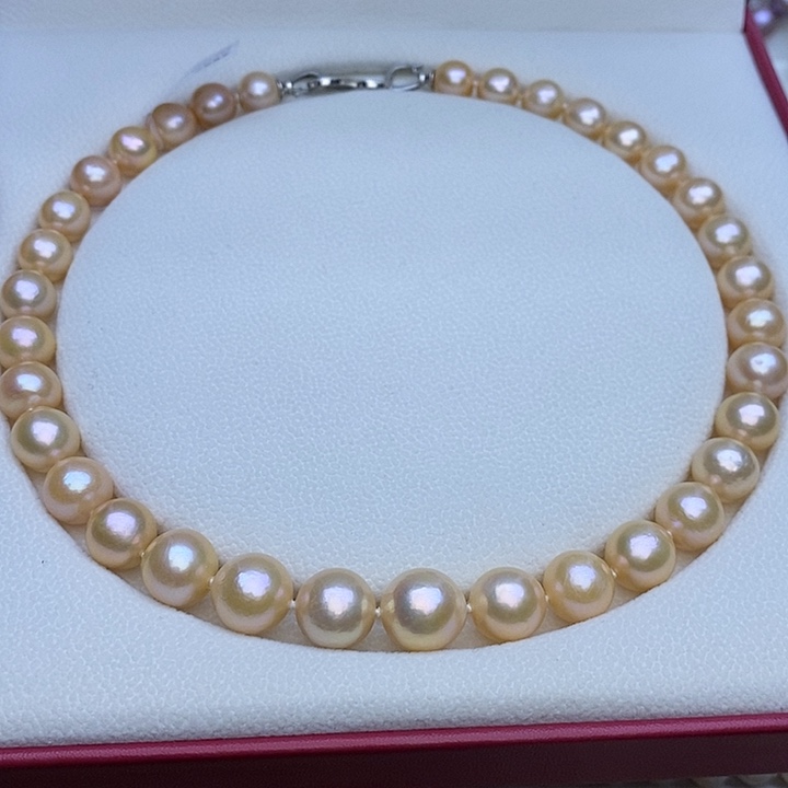 淡水珍珠项链未镶嵌10-13mm