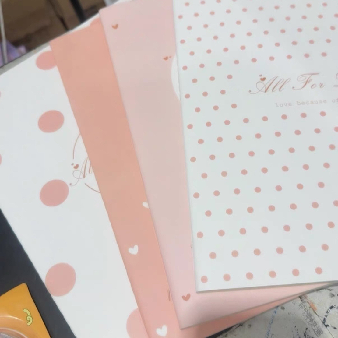 金谷A4线缝本发4本单本88页因为爱