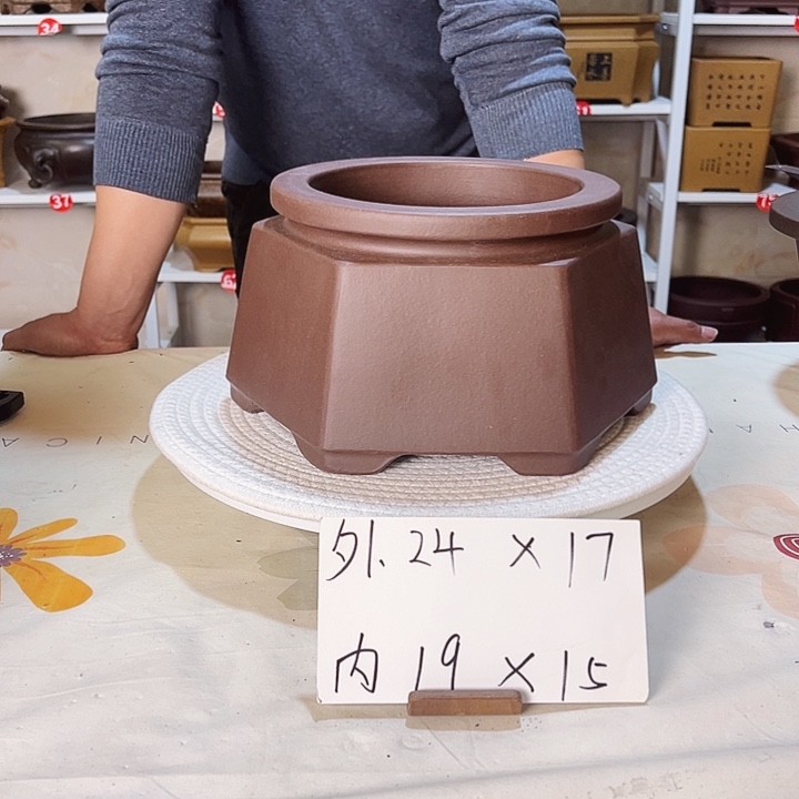 紫砂花盆紫砂花盆