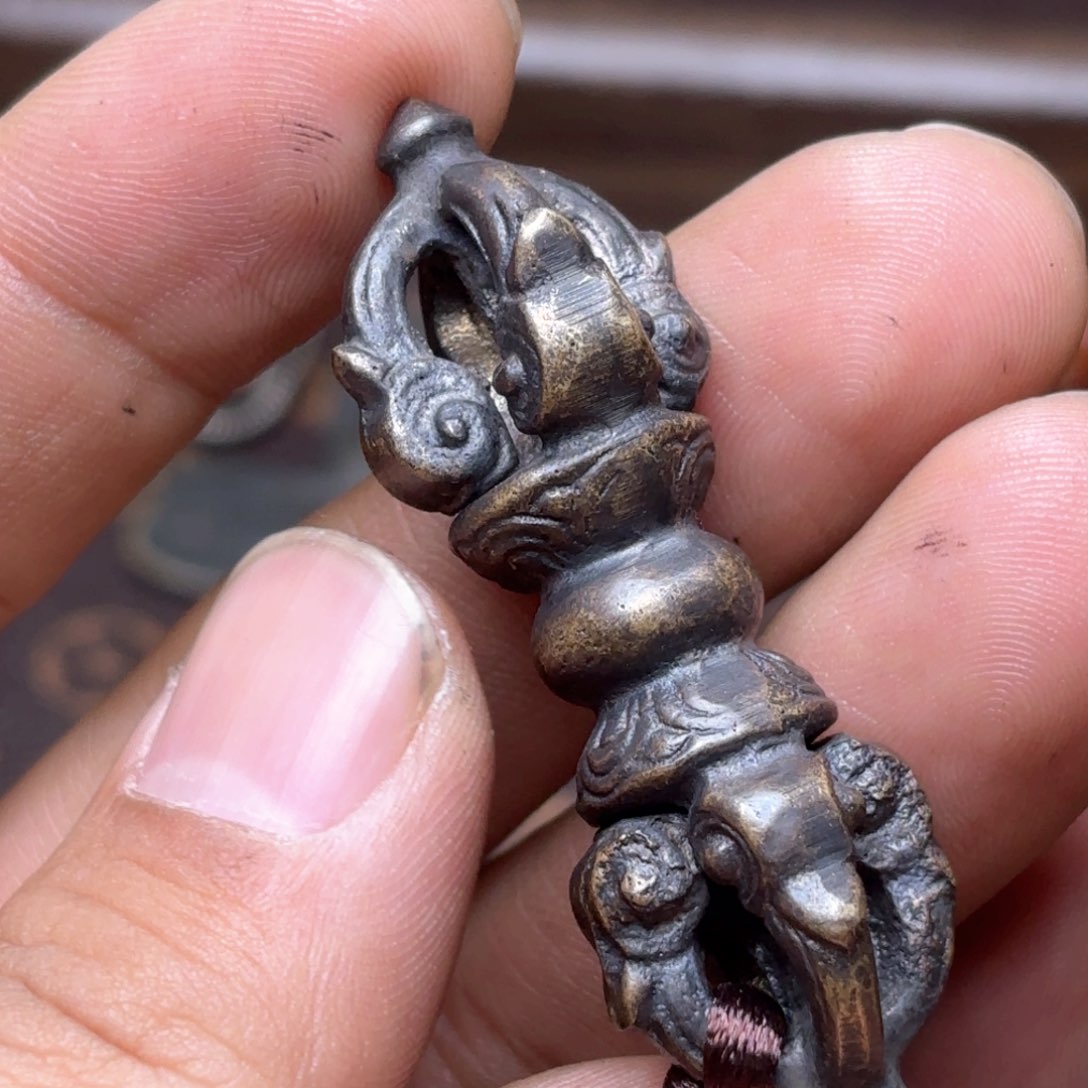 铜星月菩提挂件菩提