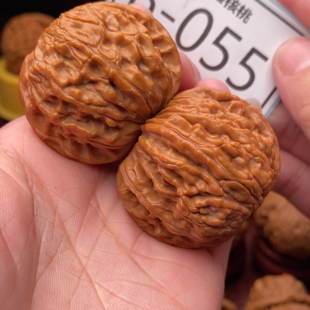 文玩核桃把件磨盘40