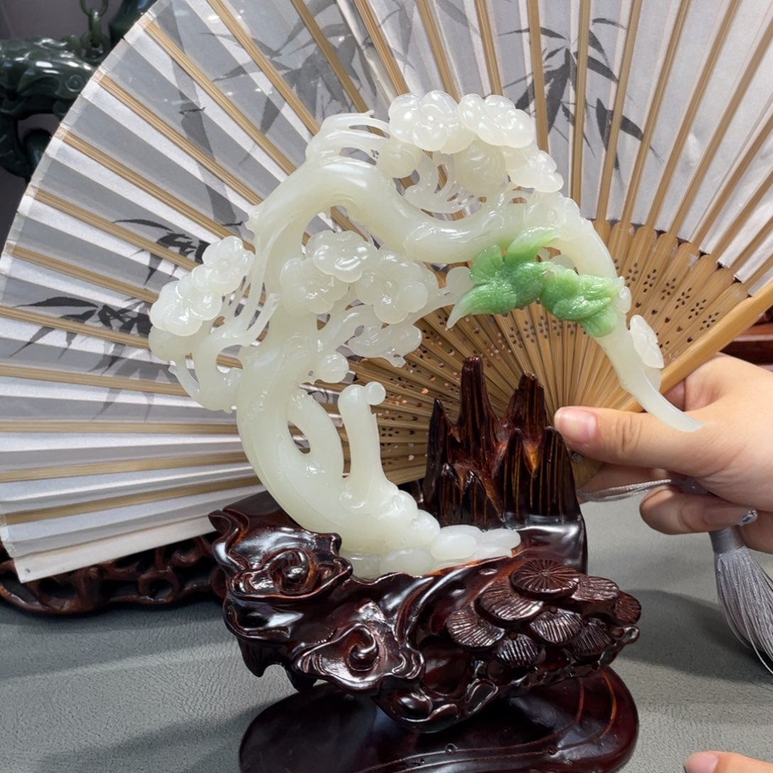 和田玉未镶嵌摆件