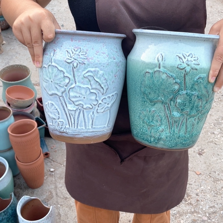 花盆紫砂口18高24正品正品