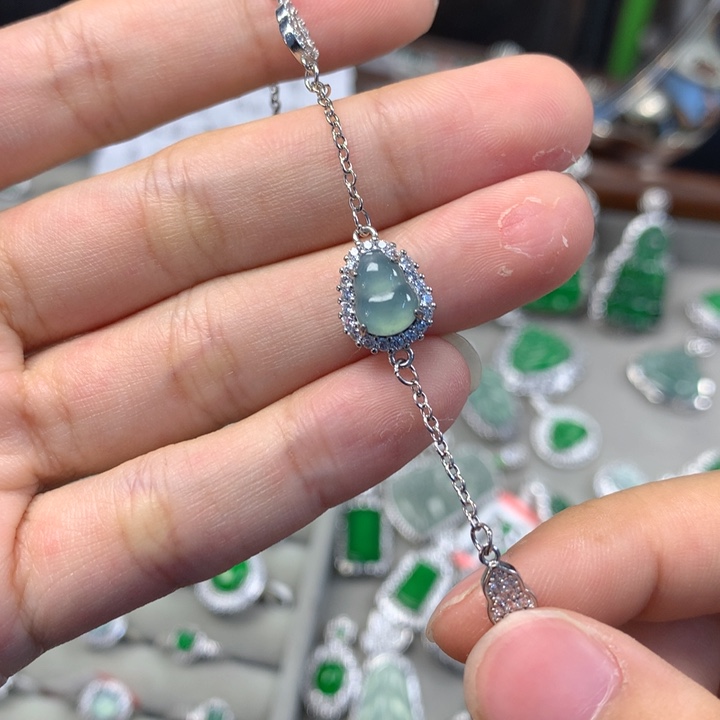 翡翠未镶嵌手链手链