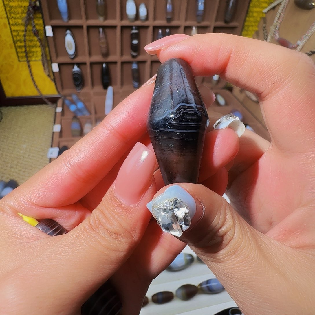 合金颈饰玛瑙/玉髓大*