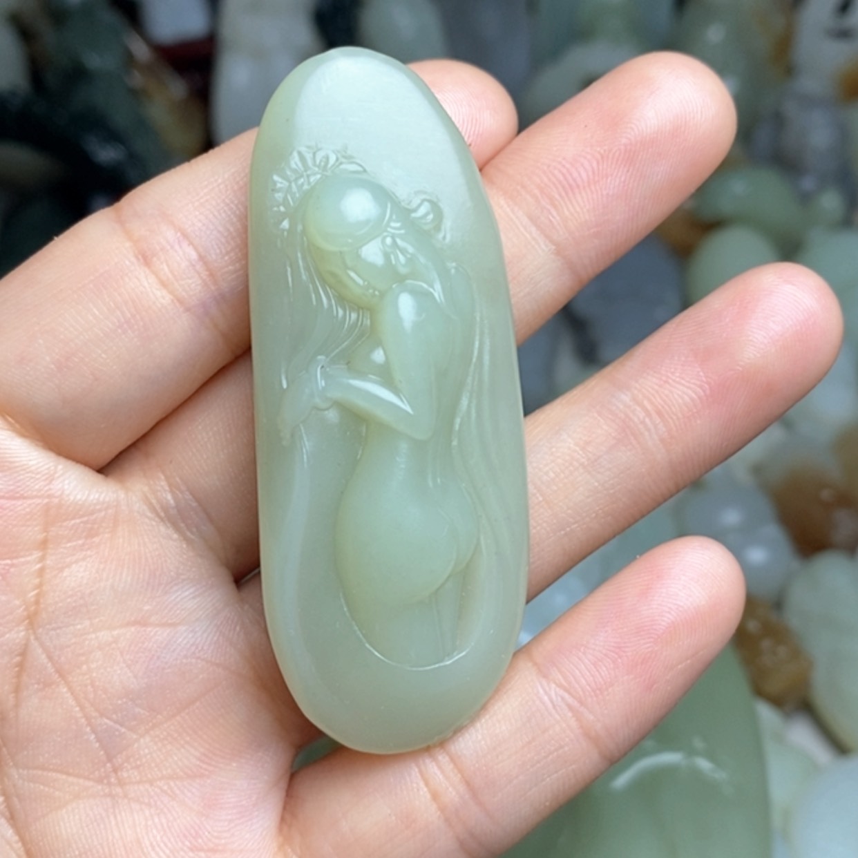 【闪购商品】未镶嵌和田玉挂件ℒ****