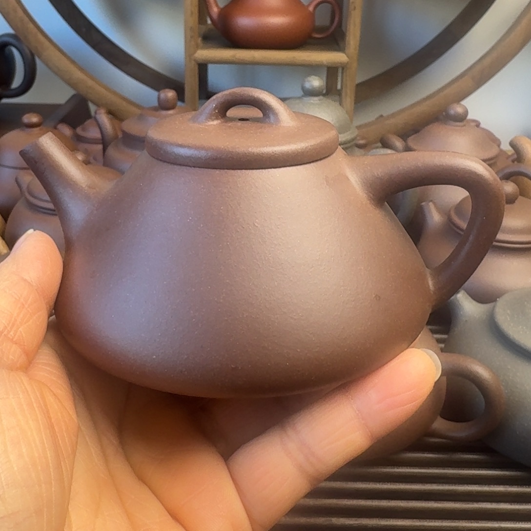 紫砂茶壶200cc子冶石瓢嫩底槽清