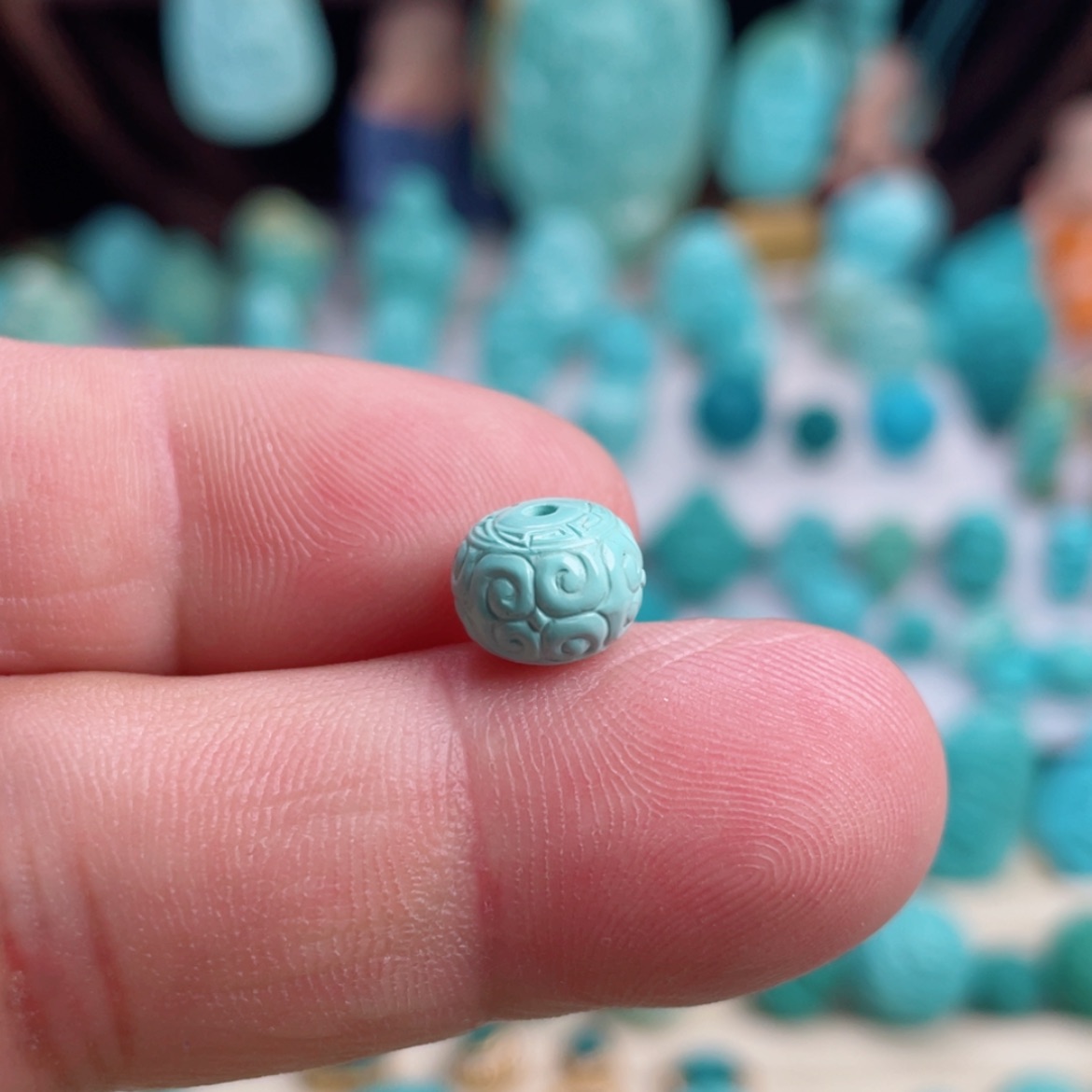 【闪购商品】绿松石吊坠(不含链)未镶嵌