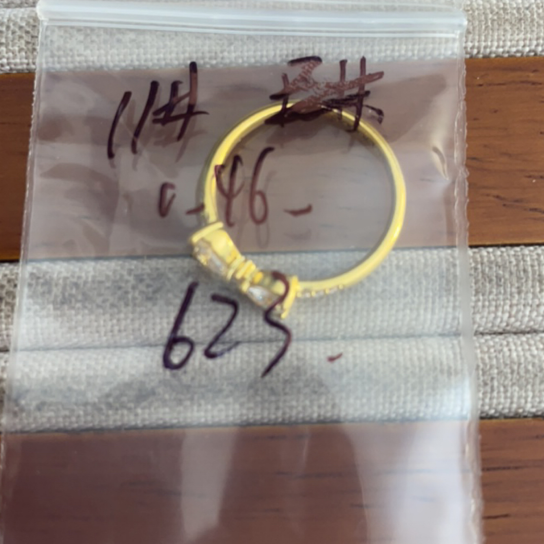 克重0.46 11号 蝴蝶结6D戒指 足金999