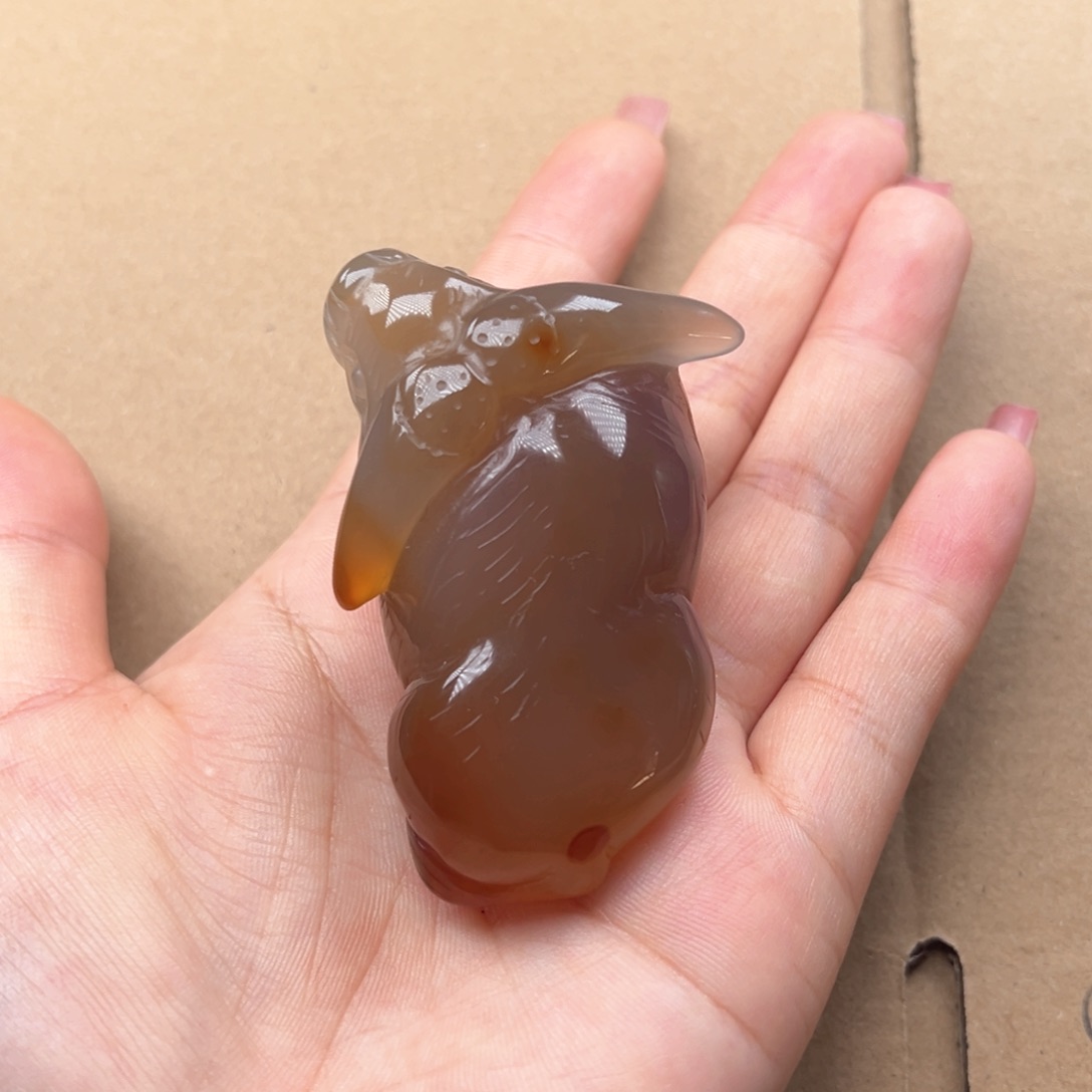 玛瑙/玉髓手玩件合金